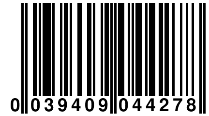 0 039409 044278