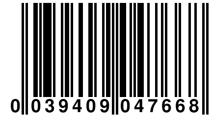 0 039409 047668