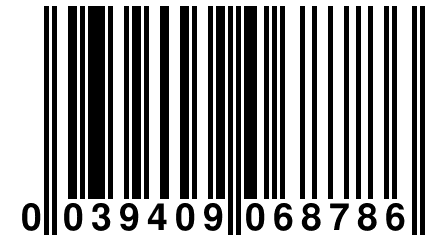 0 039409 068786