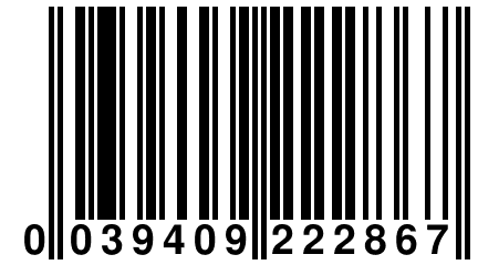 0 039409 222867