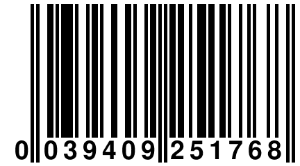 0 039409 251768