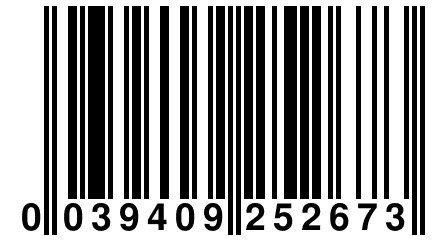 0 039409 252673