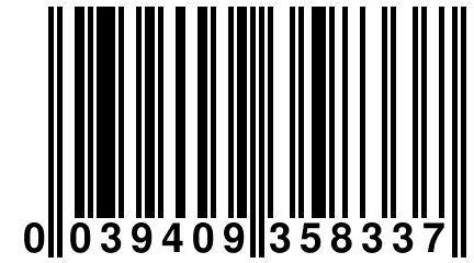 0 039409 358337