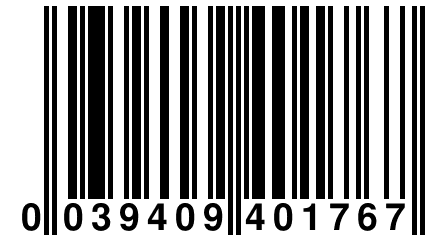 0 039409 401767