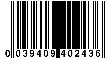 0 039409 402436