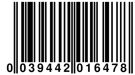 0 039442 016478