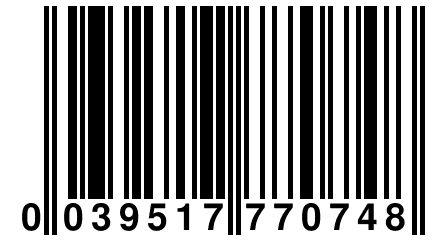 0 039517 770748