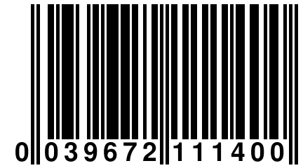 0 039672 111400