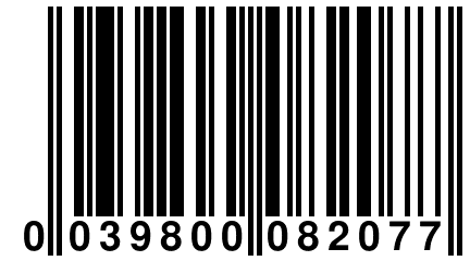 0 039800 082077