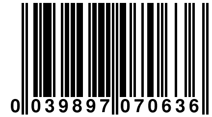 0 039897 070636