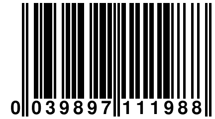 0 039897 111988