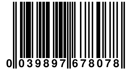 0 039897 678078