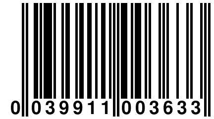 0 039911 003633