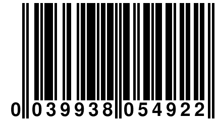 0 039938 054922