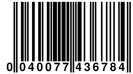 0 040077 436784