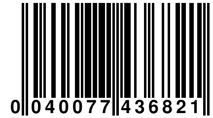 0 040077 436821