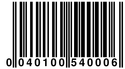 0 040100 540006