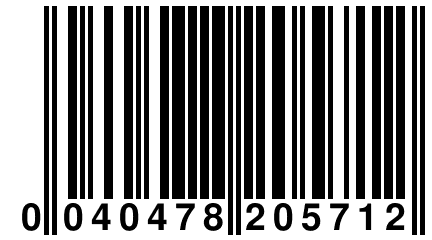 0 040478 205712