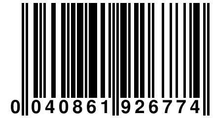 0 040861 926774