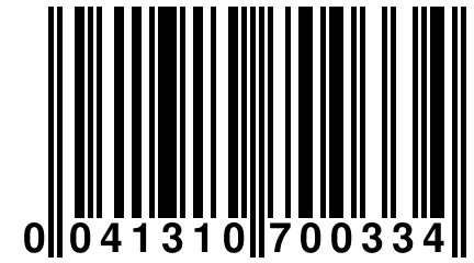 0 041310 700334