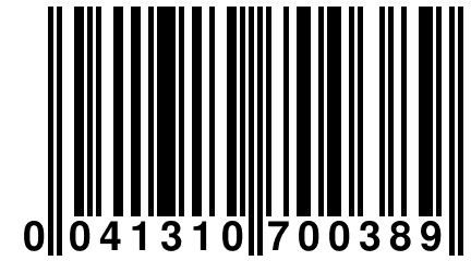 0 041310 700389