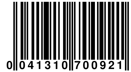 0 041310 700921