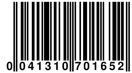 0 041310 701652