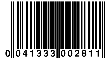 0 041333 002811