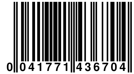 0 041771 436704