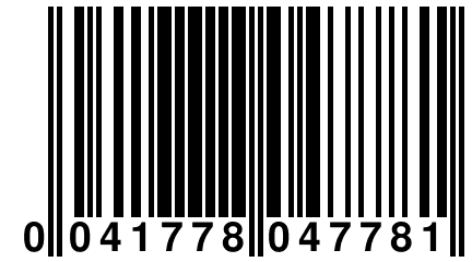 0 041778 047781