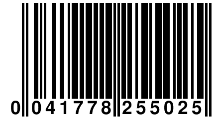 0 041778 255025