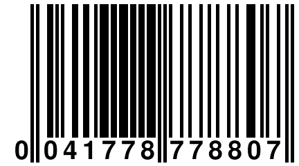 0 041778 778807