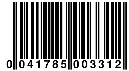 0 041785 003312