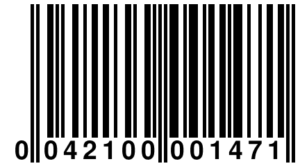 0 042100 001471