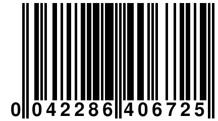 0 042286 406725