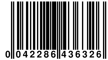 0 042286 436326