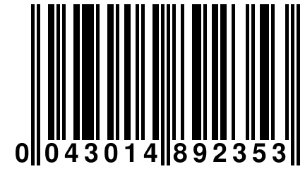 0 043014 892353