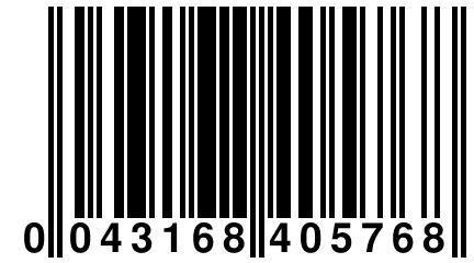 0 043168 405768