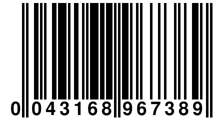 0 043168 967389