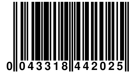 0 043318 442025