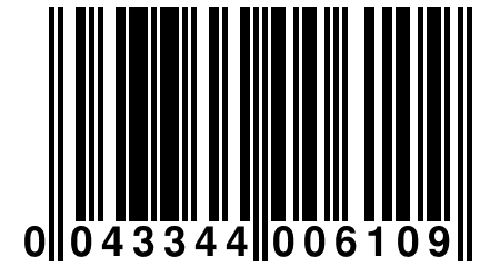 0 043344 006109