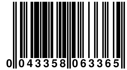 0 043358 063365