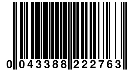 0 043388 222763