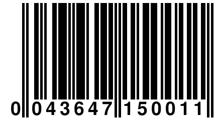 0 043647 150011