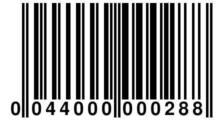 0 044000 000288