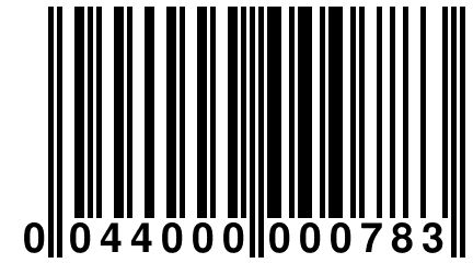 0 044000 000783