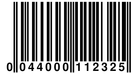 0 044000 112325