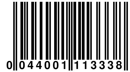 0 044001 113338