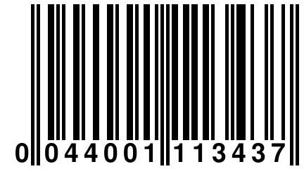 0 044001 113437