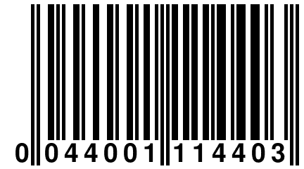 0 044001 114403